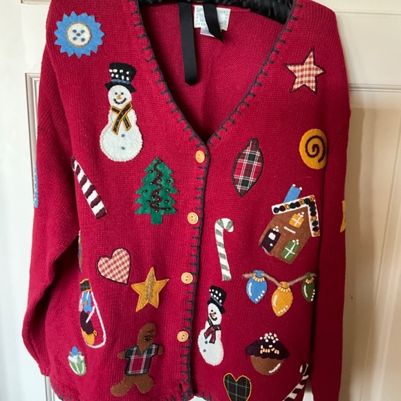COPY - NWT Susan Bristol Christmas Cardigan-XL - Picture 11 of 13